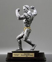 0049470 bodybuilder side pose trophy 200